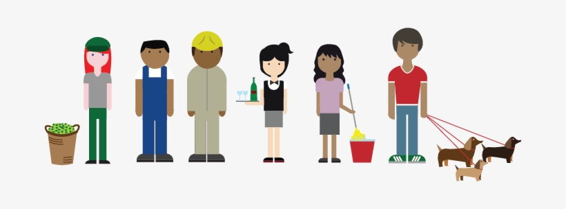 Derechos Del Trabajador - Inmigrantes Nos Quitan El Trabajo, transparent png