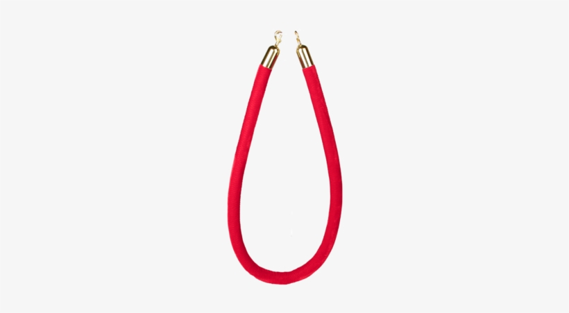 Red Velvet Rope 6ft - Earrings, transparent png