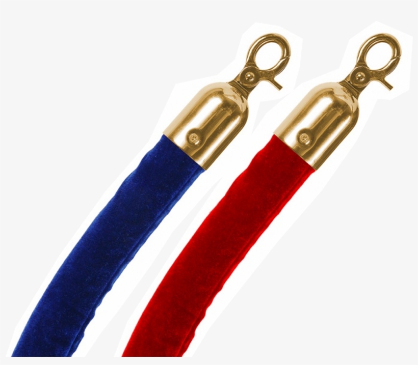 Černý Provaz Na Barierový Sloupek, Zlaté Koncovky, transparent png