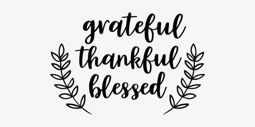 Grateful Thankful Blessed Png, transparent png