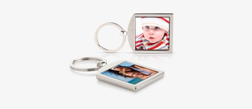Your Photo Pops From Both Sides Of This Polished Nickel-plated - Dual Sided Keychain Walgreens, transparent png