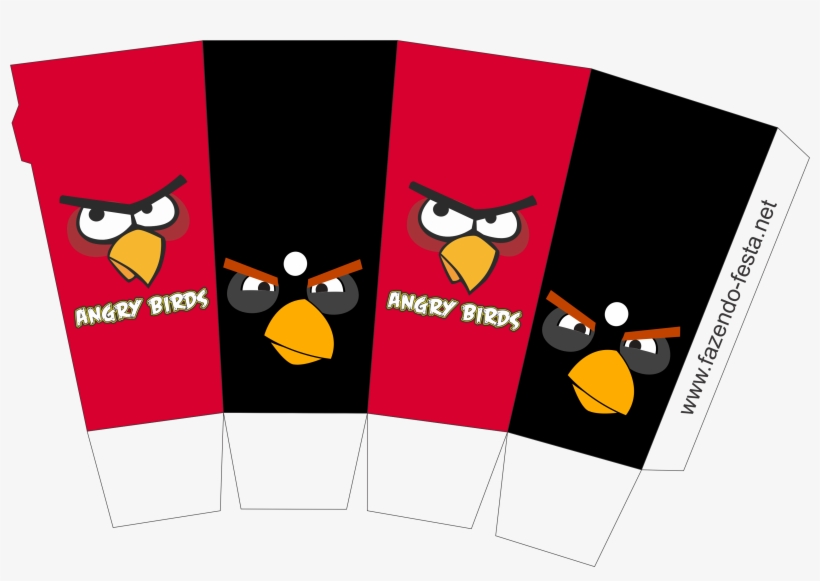 Kit Festa Angry Birds Caixa De Pipoca - Kit Festa Angry Birds, transparent png