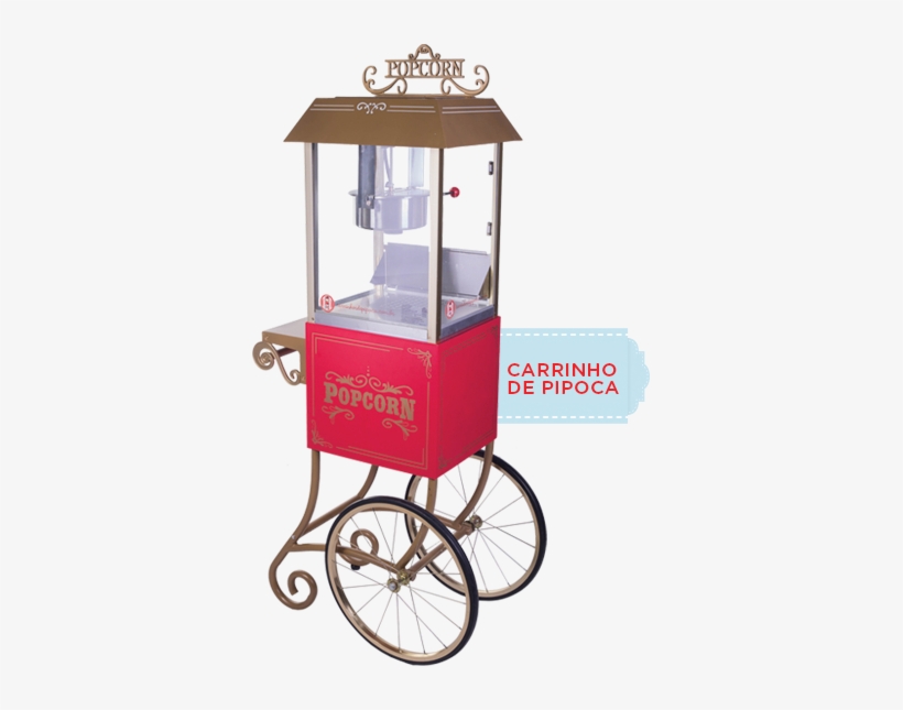 Pipoca - Carrinho De Pipoca Para Locação, transparent png