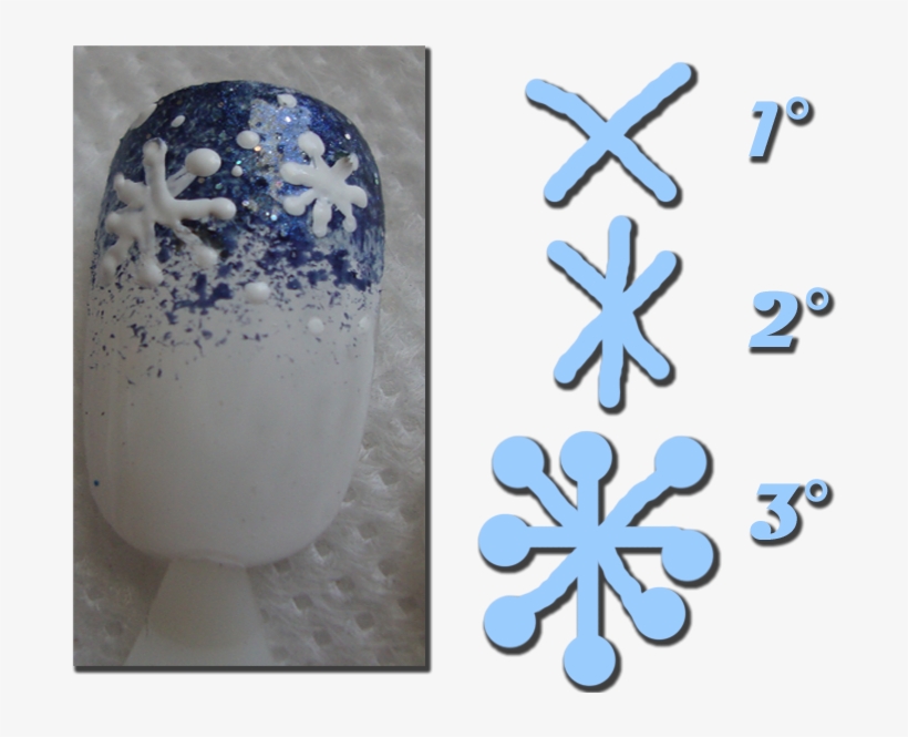 Unhas Com Flocos De Neve - Flocos De Neve Na Unha, transparent png