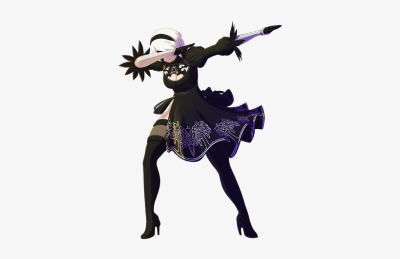 Nier Automata 2b Commission Steedoj Dab - Nike Air Max 97, transparent png