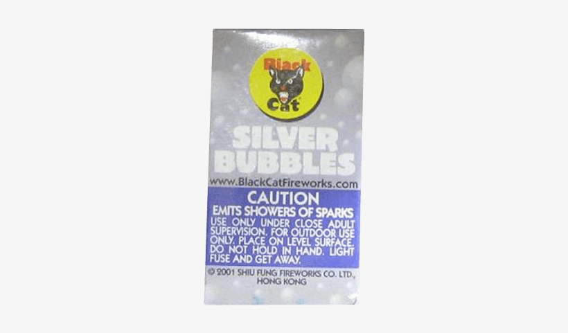 Silver Bubbles - Black Cat Fireworks, transparent png