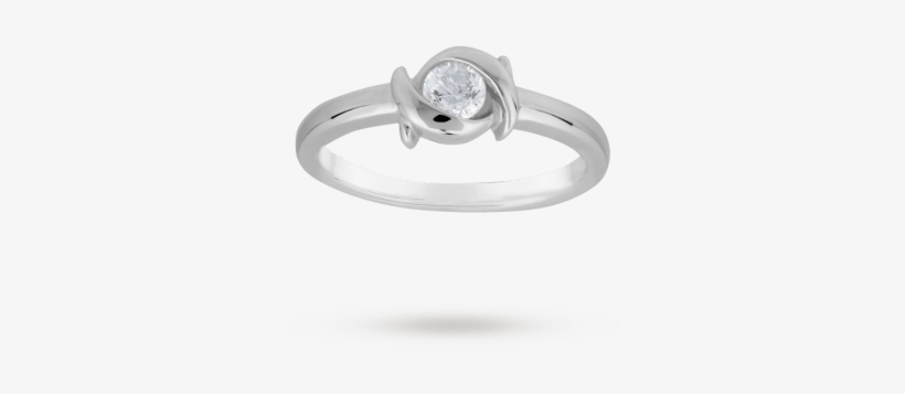Silver Cubic Zirconia Wrap Ring - Red, transparent png