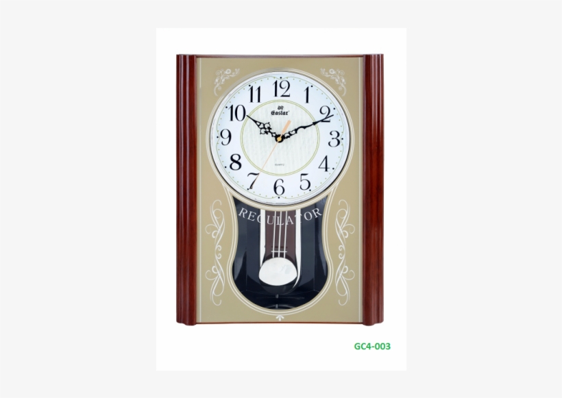 Wall Clock With Pendulum - Rhythm 16" Estado Wall Clock, transparent png