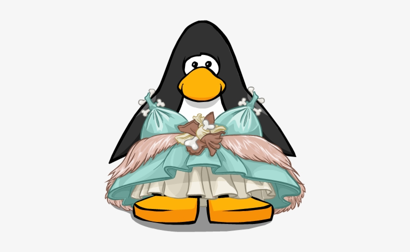 Glam Glam Gown Pc - Club Penguin, transparent png