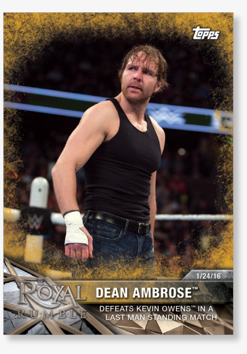 Dean Ambrose 2017 Wwe Road To Wrestlemania Base Cards - Album Cover, transparent png