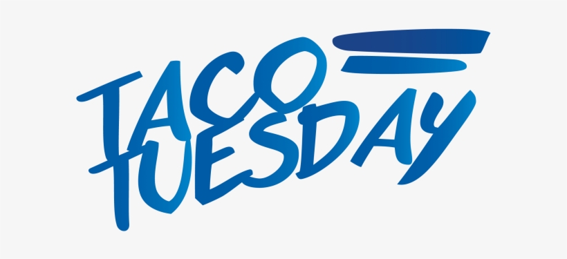 Tacotuesdaylogo Blue - Taco, transparent png