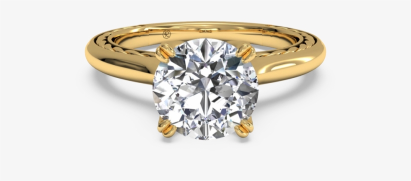 Diamond Ring Jewelry Бриллиант Кольцо Украшение - Gold Diamond Ring Png, transparent png