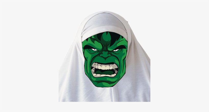 Hulk Hijab, transparent png