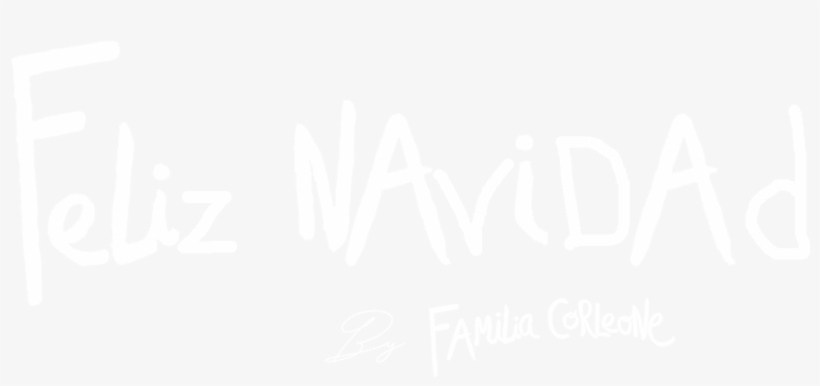 Feliz Navidad Familia Corleone - Calligraphy, transparent png
