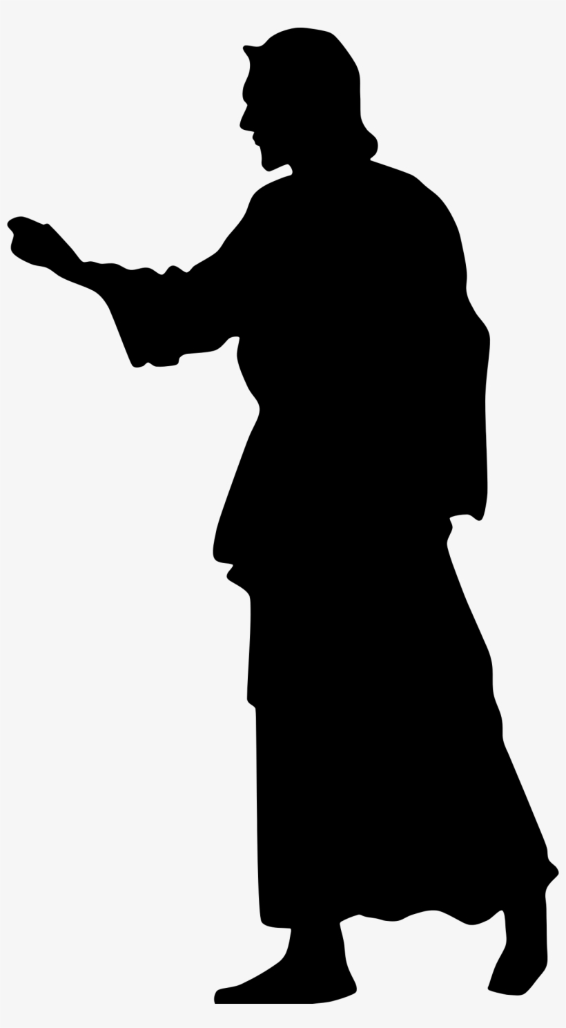 Christ Silhouette Images At - Jesus Silhouette Png, transparent png