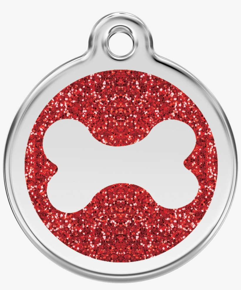 Xbnrm, 9330725044906, Image - Red Dingo Personalised Glitter Bone Pet Id Dog Tag, transparent png