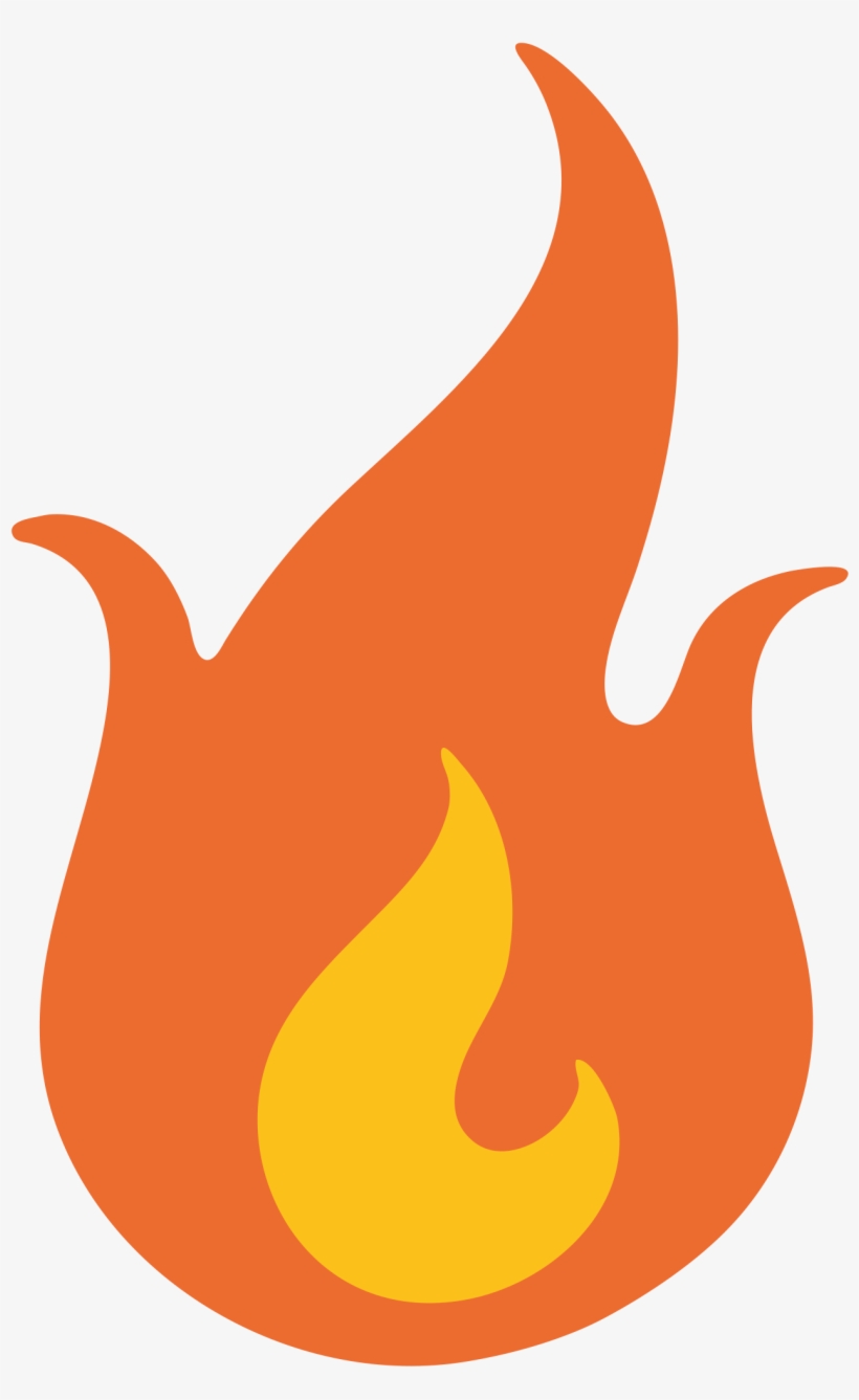 Open - Flamas Emoji, transparent png