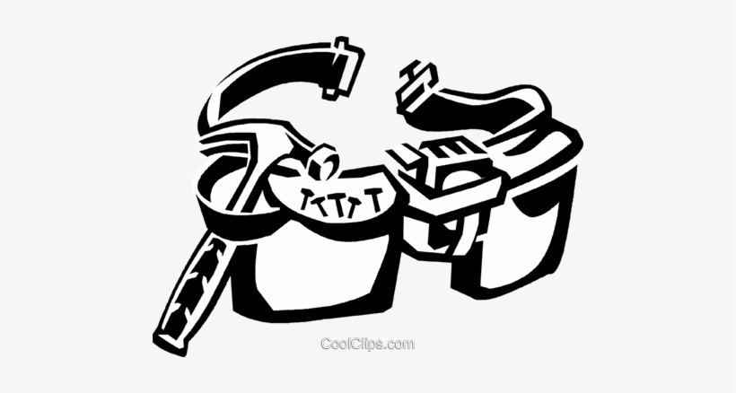 Tool Belt Royalty Free Vector Clip Art Illustration, transparent png