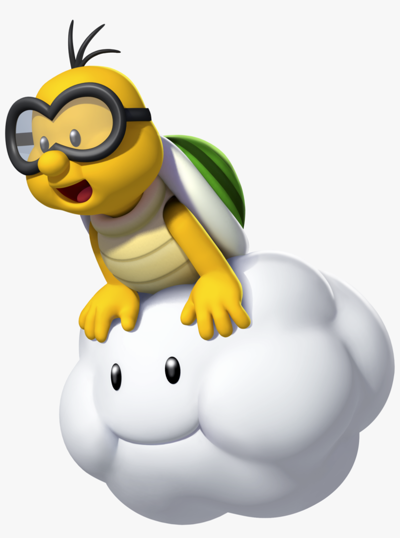 Lakitu - Mario Cloud Guy, transparent png