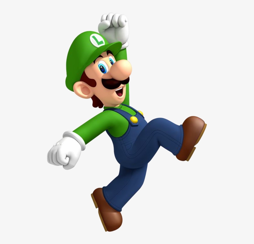 Nintendo Characters Png Banner Freeuse - Super Mario Brothers Luigi, transparent png