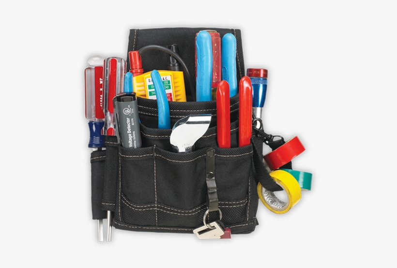 Kuny El-1503 Electrician's Pouch 9 Pocket, transparent png