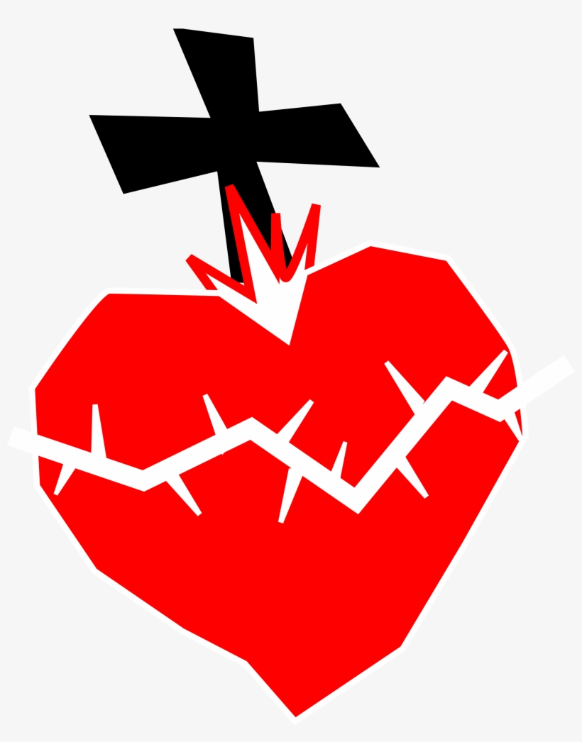 Big Image - Sacred Heart Clipart, transparent png