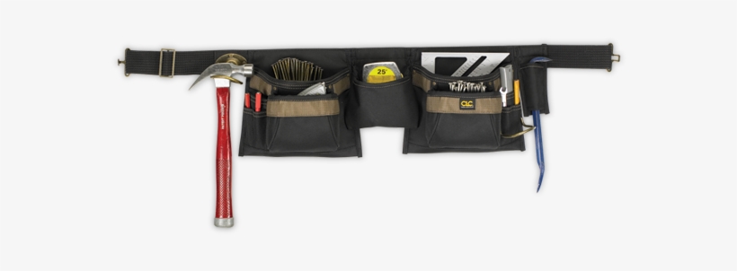 Deluxe Carpenter's Tool Apron Clc $31 - Custom Leathercraft 12 Pocket Tool Belt Work Apron, transparent png