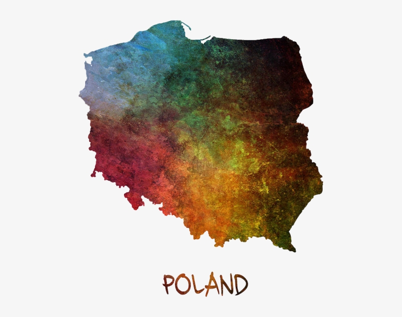 As Are American Express, Diners Club And Jcb, Although - Watercolor Map Of Poland, transparent png