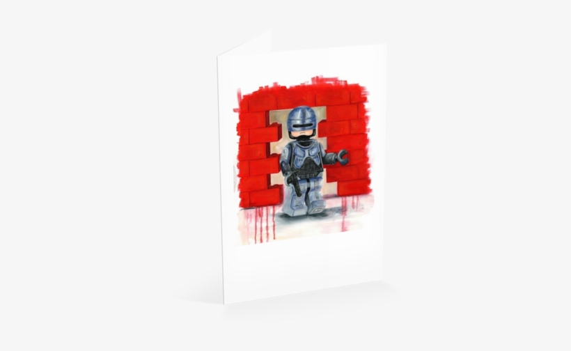 Robocop Card - Construction Set Toy, transparent png
