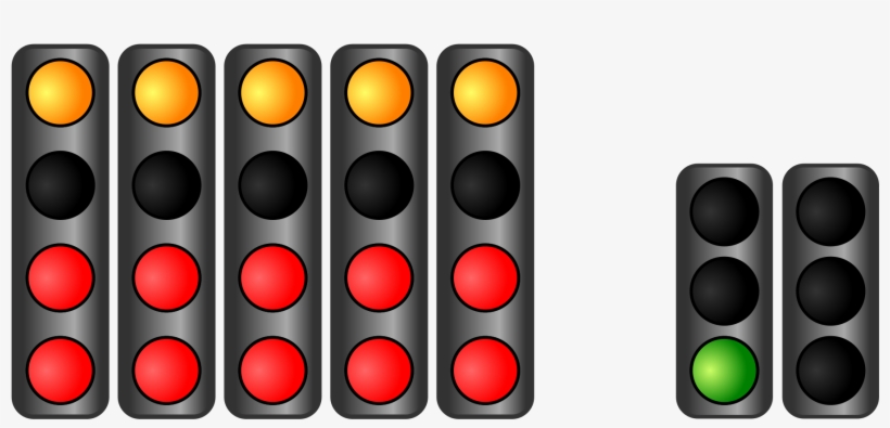 Lights Transparent Start - Race Start Lights, transparent png