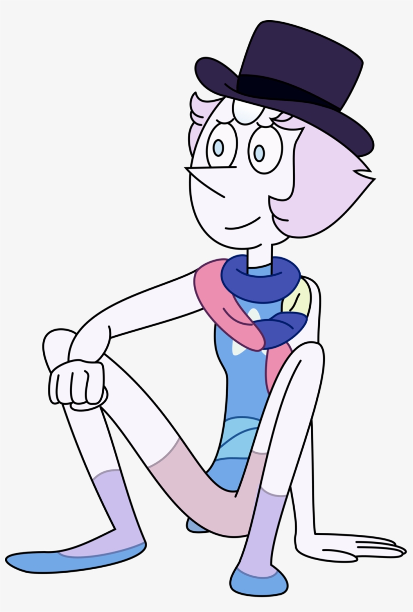 Top Hat Pearl By Craftyallie On Deviantart Image Download - Steven Universe Pearl With Hat, transparent png