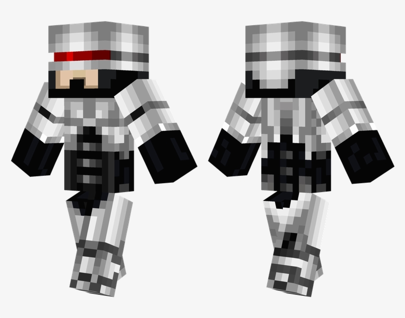 Robocop - Raven Minecraft Skin, transparent png