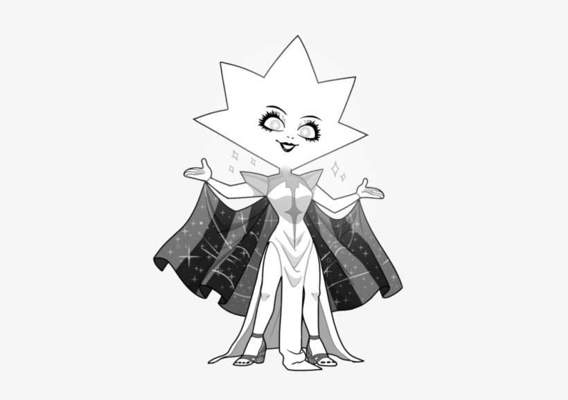 White Diamond Steven Universe Original, transparent png