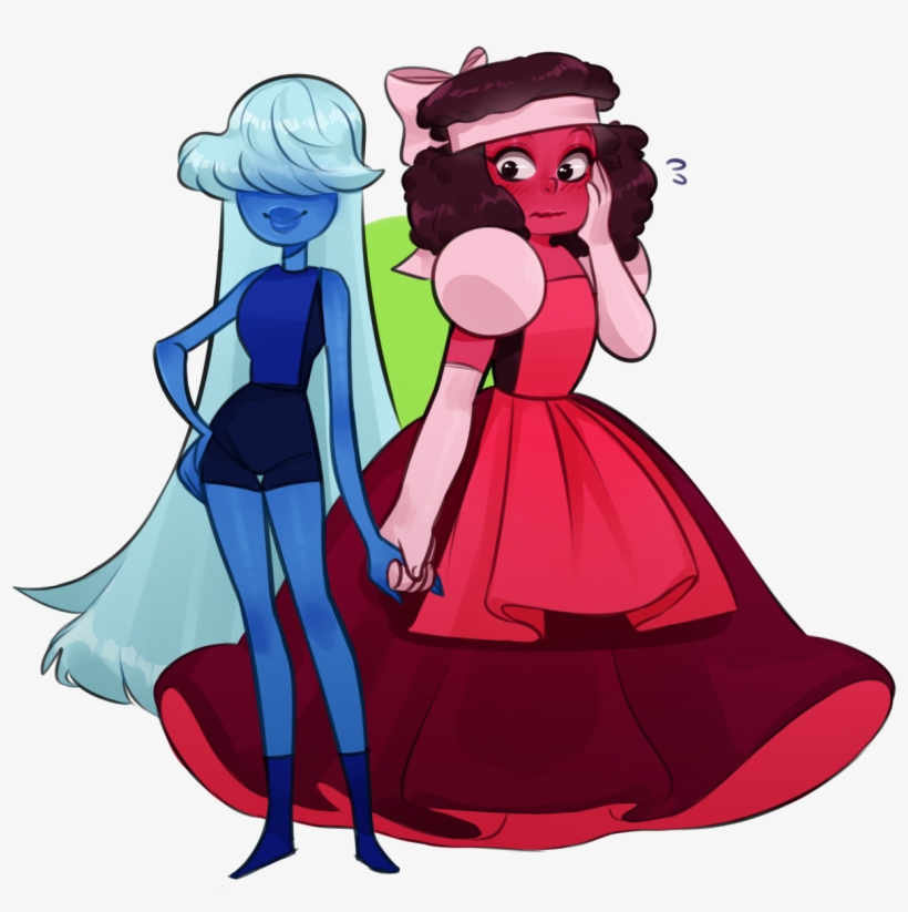 231 Images About ✨ Steven Universe ✨ On We Heart It - Steven Universe Ruby And Sapphire Au, transparent png