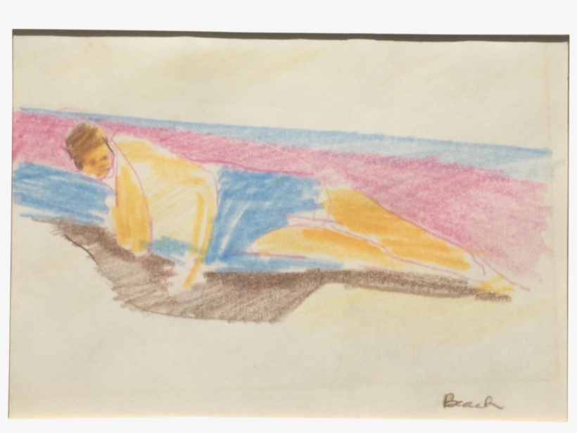 Transparent Download S Beach Figurative Chairish - Drawing, transparent png