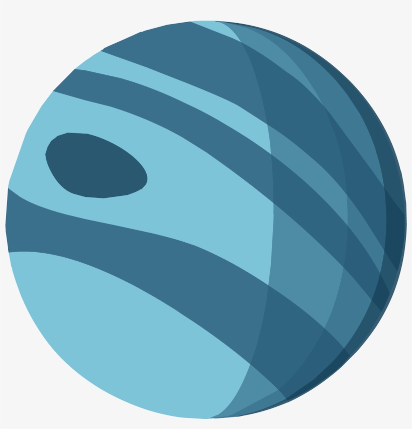 Marbles Clipart Nine - Cartoon Neptune Planet, transparent png