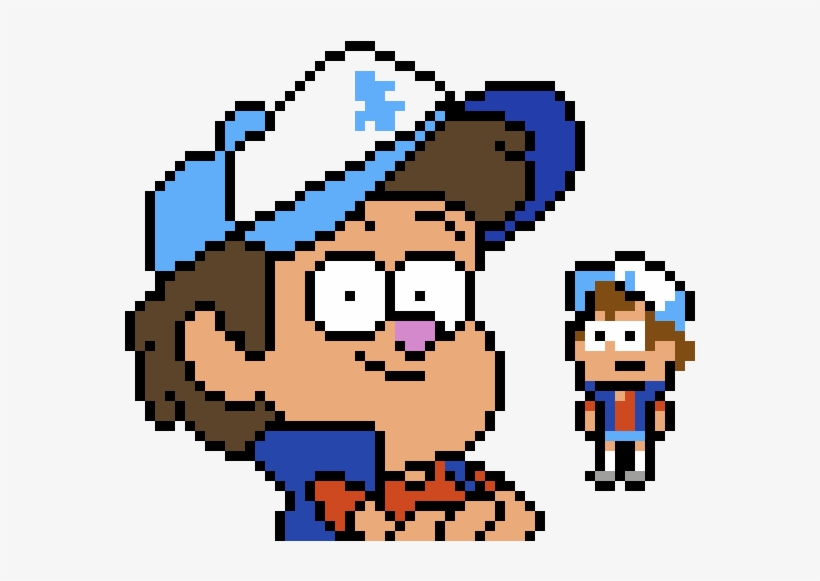 Dipper [gravity Falls] - Pixel Art De Dipper, transparent png