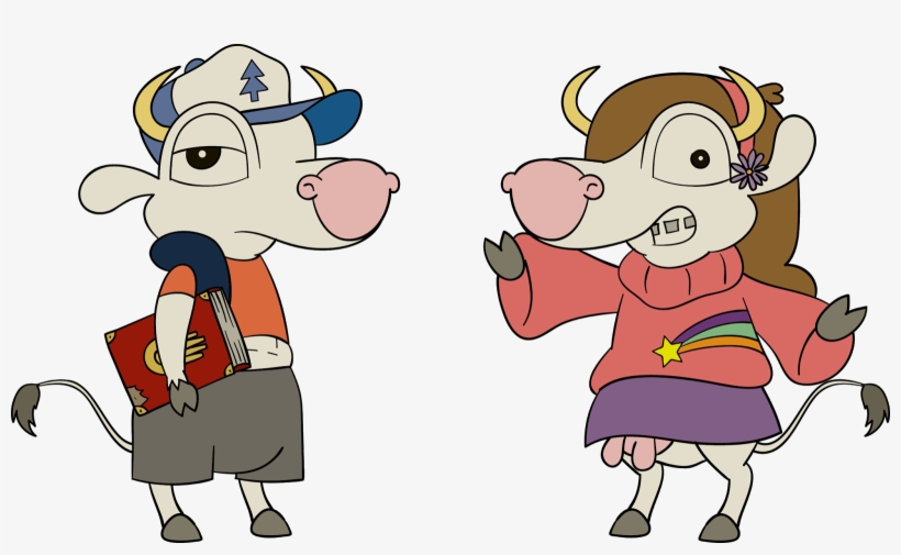 Cowsplay - Gravity Falls - Cartoon, transparent png