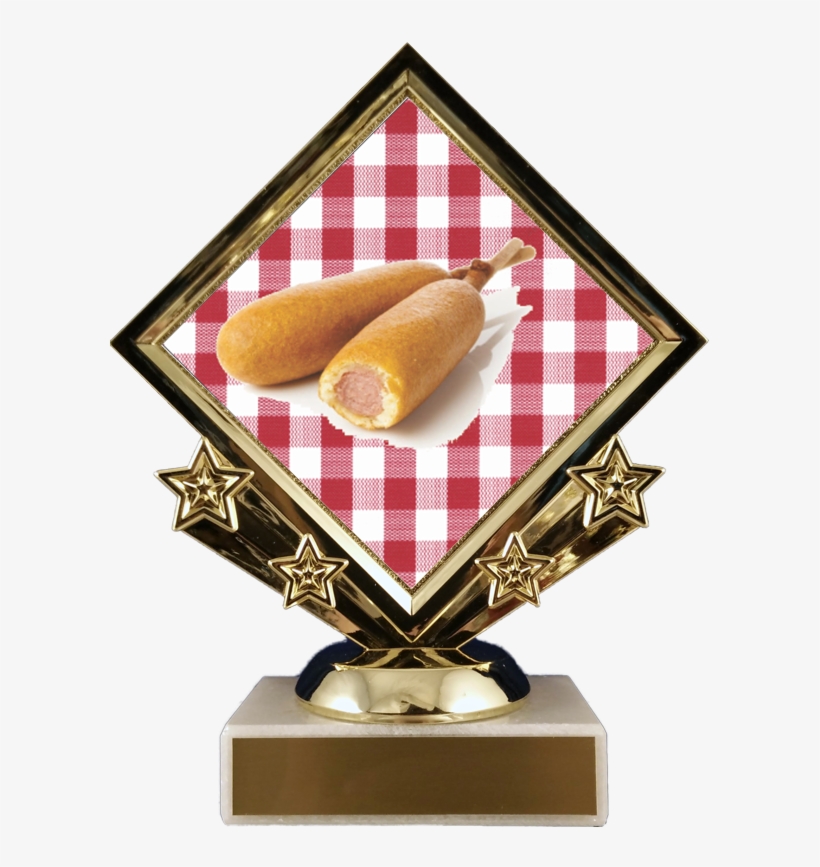 Diamond Star Corn Dogs Trophy - Trophy, transparent png