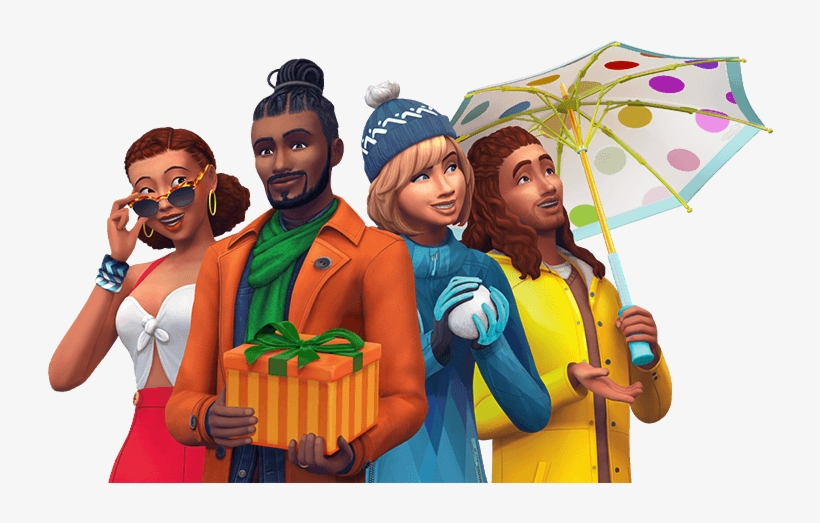 Sims 4 Seasons Sims, transparent png