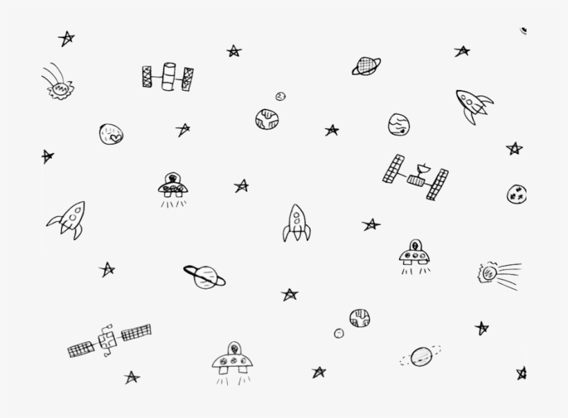 Ftestickers Galaxy Background Galaxybackgr Space Doodles Transparent Background 700x524 Png Download Pngkit