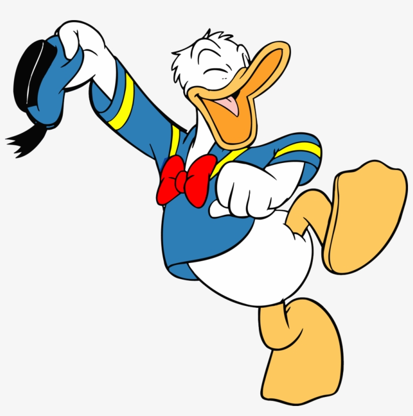 Donald Duck - Sticker Donald Duck, transparent png