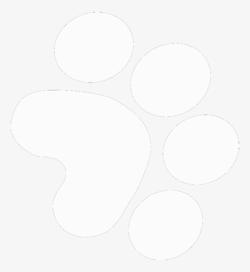 Paw Print Gif - White Paw Print Gif, transparent png