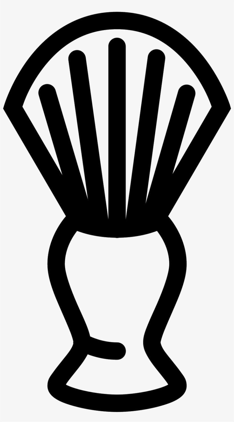 Barber Brush Icon - Barber Png, transparent png
