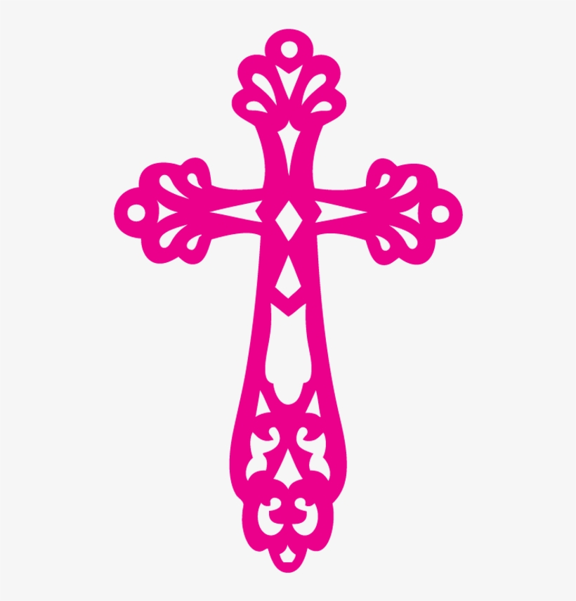 Christian Baptism Clip Art Cliparts Transprent Png - Pink Cross Clipart, transparent png