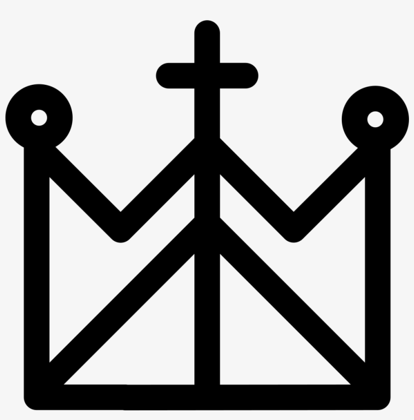 Royal Catholic Crown With A Cross Comments, transparent png