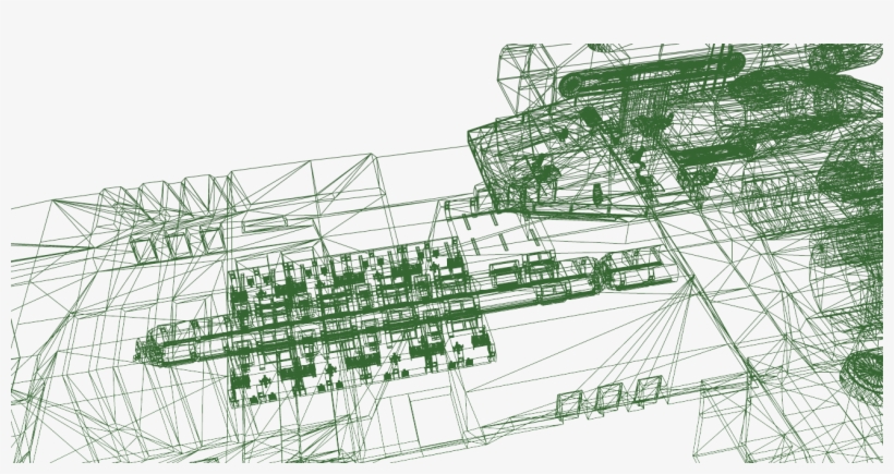 Original) - Star Citizen Ship Wireframe, transparent png