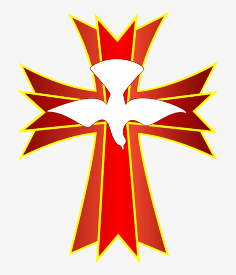 28 Collection Of Holy Cross Clipart Free - Holy Spirit Clip Art