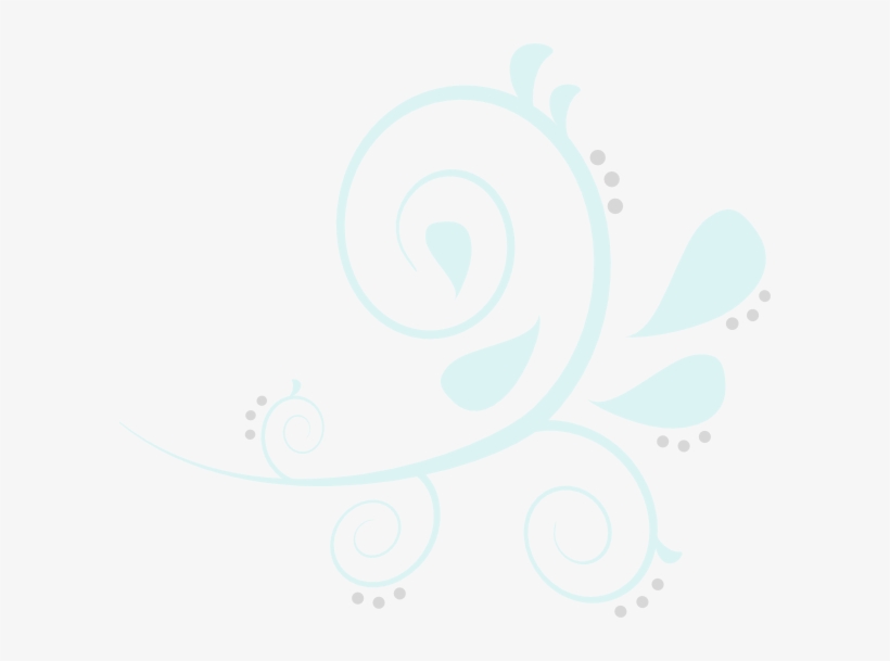 This Free Clip Arts Design Of Paisley Swirl Blue/grey, transparent png