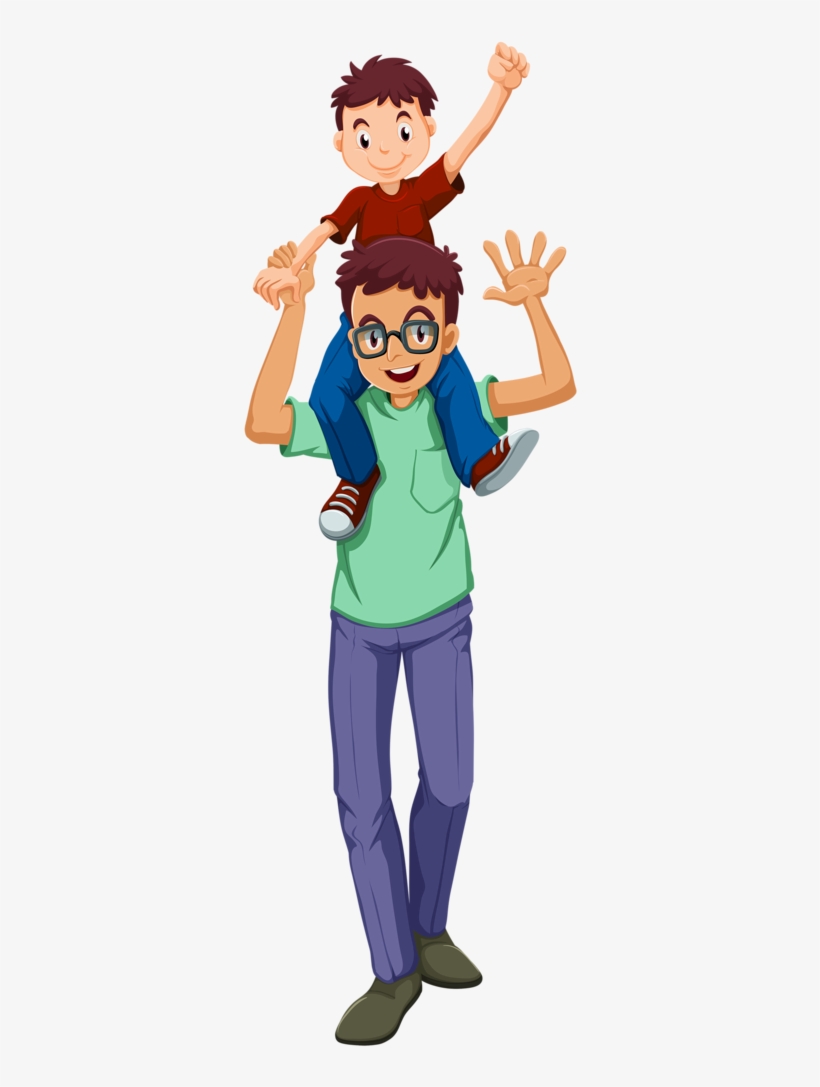 Father's Day - Daddy And Son Png, transparent png
